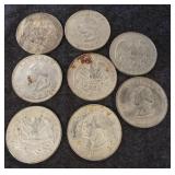 (8) Liberty #1 Coins. Note: These are joke dollar