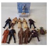 (12) Star Wars miniature action figures.