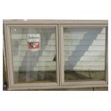 Andersen double crank window. Measures 36" x