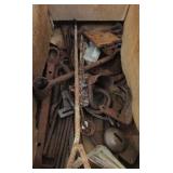 Misc. metal items. Show rust.