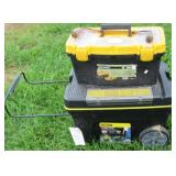 (2) Plastic tool boxes including Stanley and