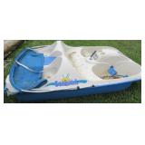 Sea Hawk paddle boat with canopy. 5 person or 750