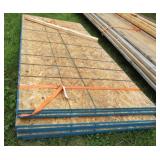 (11) Tongue and groove 4 x 8 OSB 3/4" sheets.