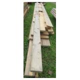 Large group of lumber including 2 x 6, 2 x 8, 2 x