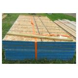 (21) Tongue and groove 4 x 8 OSB 3/4" sheets.