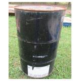 55 Gallon metal barrel.
