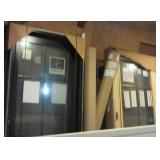 (2) New Anderson glass entry doors with jams and