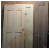 (4) Wood interior door. Sizes from 80"x 29.75" to