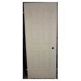 Interior door with jam. Measures 81.5" x 31.5".