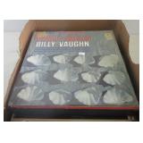 Box of record albums including Christmas,