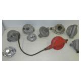 (8) Pressure gauges of various sizes including