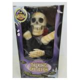Animated talking skeleton in original box.