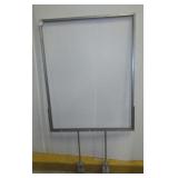Aluminum table mount sign holder. Holds a 22" x