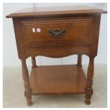 Kroehler night stand with single drawer. Measures
