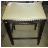 Bench style bar stool. Seat height is 29".