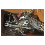 Large assortment of wrenches and some