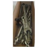 Assortment of wrenches including Craftsman and