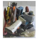 Hand tools including pipe wrenches, vise grips,