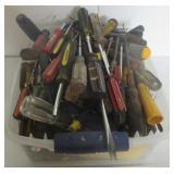 Enormous amount of various screwdrivers and nut