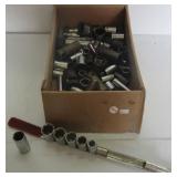 Group of sockets including Craftsman, S & K,