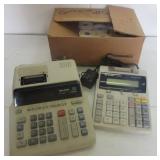 (2) Adding machines and (11) Rolls of adding