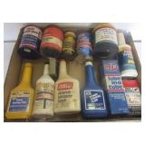 (12) Vintage garage liquids including STP lube,