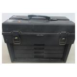 Plastic fishing box filled with deep drivers,