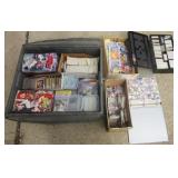 Large group of cards including Marvel, Nascar,
