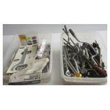Large assortment of wrenches, sockets, electrical