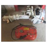Vintage Johnson Sea Horse 6 HP outboard boat