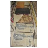 (7) Small rugs in various size and designs.