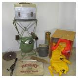 Vintage camping type items including (2) Camping