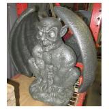 Mechanical Gargoyle statue. Measures 25" tall.