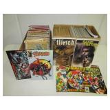 (2) Boxes of vintage Marvel comic books including