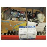 (2) Boxes of plumbing and other items including
