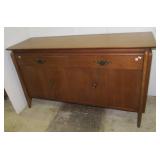 Vintage Drexel buffet with two drawers and