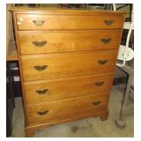 Drexel five drawer dresser. Measures 47" h x 36"