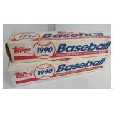 (2) Topps 1990 Baseball complete sets in sealed