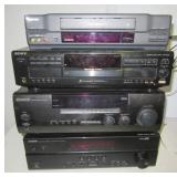 (3) Receivers including Yamaha, Kenwood and Sony.