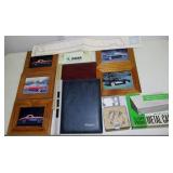 (5) Framed car prints, (2) GM Pontiac car