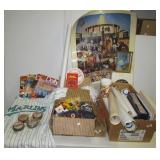 Sports related items including golf balls,