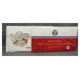 (2) US Mint sets: 1987, 1988.