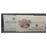 (2) US Mint sets: 1988, 1989.