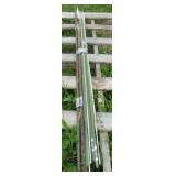 Group of various garden stakes.