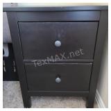 Ikea 2 Drawer End Table=