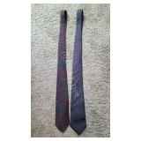 (2) Christian Dior Ties
