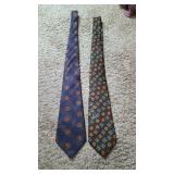 (2) Silk Ties