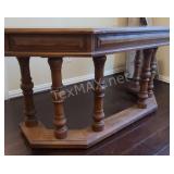 Vintage United Furniture Column Desk 60*26*30