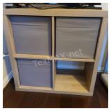 Gray 4 Cubbie Shelf 30*30