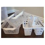 Plastic Shower Caddy And Bins